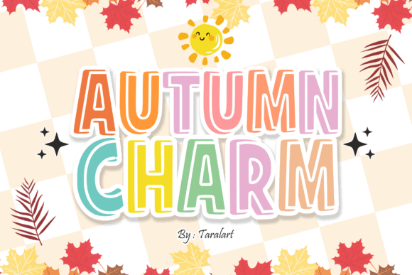 Autumncharm Regular: A Whimsical Typeface for Fall-Inspired Design