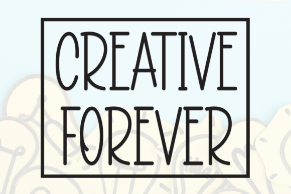 Creative Forever: A Modern Display Font with Approachable Charm