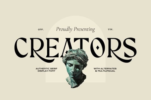 Creators: A Serif Font with Artistic Flair