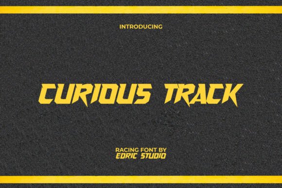 Curioustrack: A Bold Typeface for High-Energy Design Projects