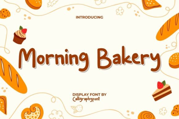 Discover the Charm of Morning Bakery: A Versatile Display Font for Creative Projects
