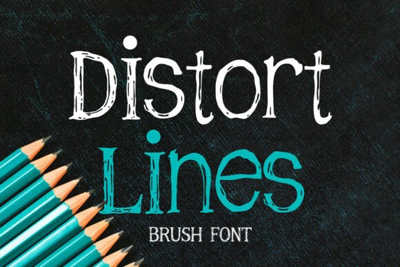 Distort Lines: Typography with Bold Energy