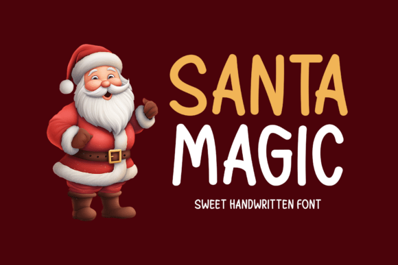 Embrace the Holiday Spirit with Santa Magic Font