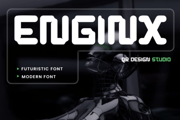 Enginx: A Futuristic Font for Modern Tech and Creative Projects