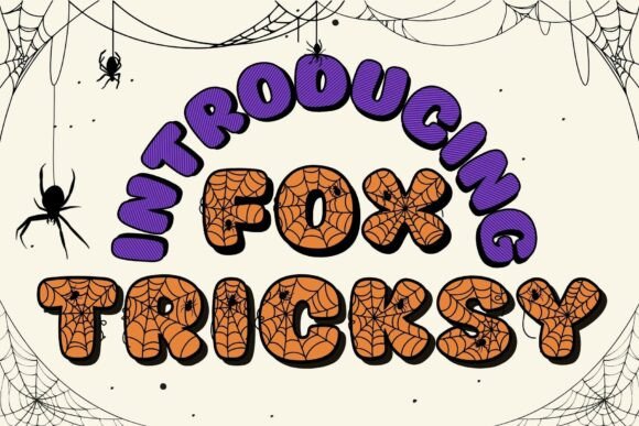 Fox Tricksy: A Spooky-Cute Font for Halloween Fun