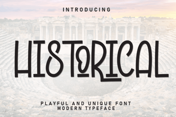 Historical: A Playful Font for Creative Projects