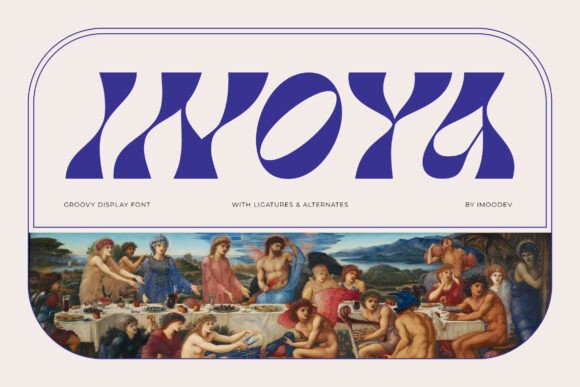 Inoya: Retro Groovy Design Meets Modern Creativity