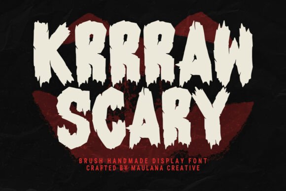 Krrraw Scary: A Bold Typeface for Horror-Inspired Design Projects
