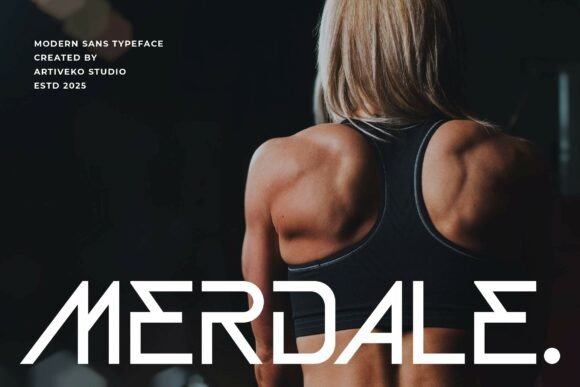 Merdale: A Modern Display Font with Playful Sophistication