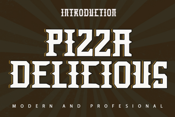 Pizza Delicious: A Font for Creative Expression