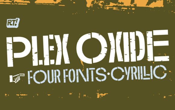 Plex Oxide: The Gritty Font for Bold Design Projects