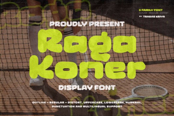 Raga Koner: The Dynamic Typeface That Turns Design Into a Winning Game