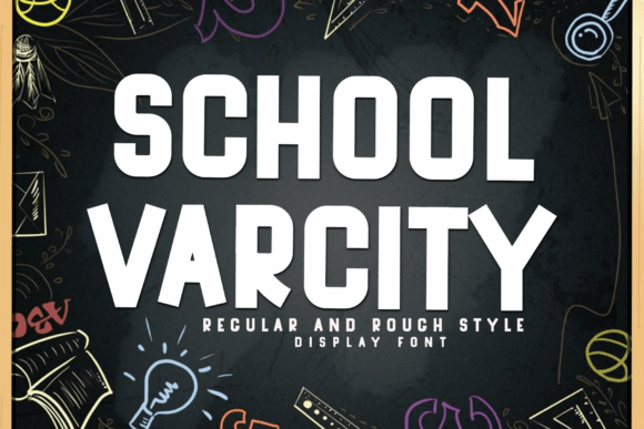 School Varcity: A Strategic Typography Choice for Holiday-Themed Design Projects