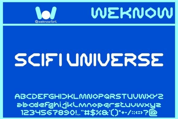 Scifi Universe: A Futuristic Font for Modern Design