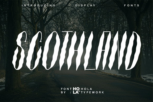 Scotland Font: Bold Gothic Elegance with a Distressed Twist