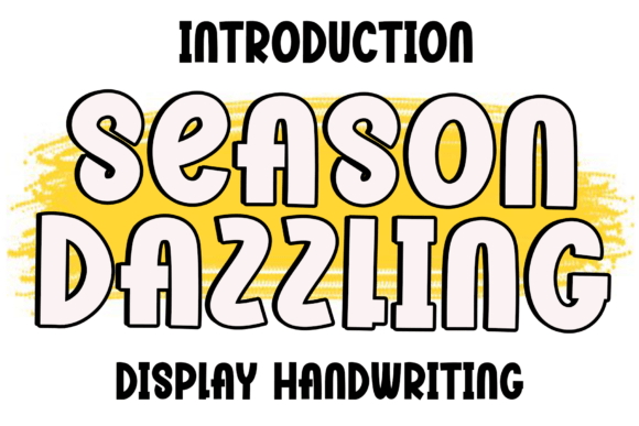 Season Dazzling: A Versatile Display Font for Laid-Back Design Projects