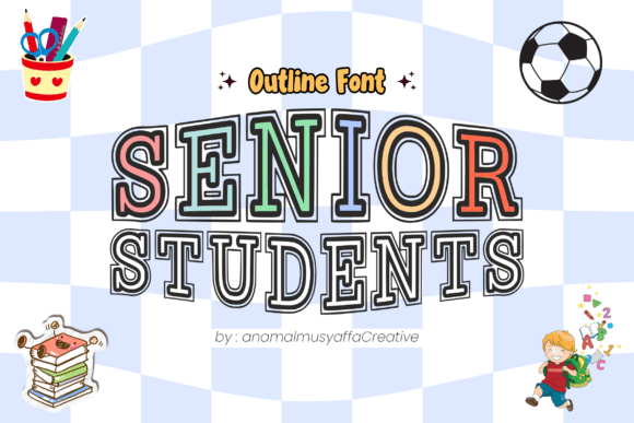 Seniorstudents Regular: A Playfully Chic Typeface for Creative Workflows