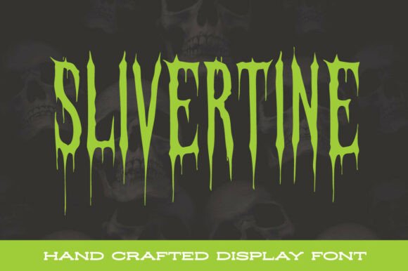 Slivertine: A Haunting Font for Bold, Eerie Designs