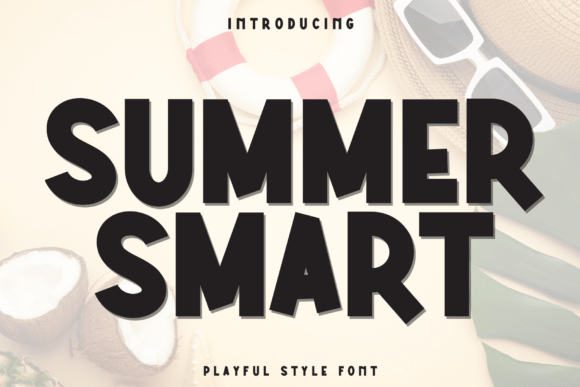 Summer Smart: A Bold Font for Sunny Projects