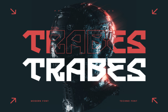 Trabes: The Bold Techno Font Redefining Modern Typography