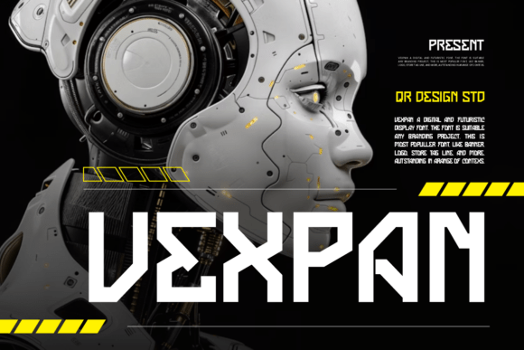 Vexpan: A Modern Display Font for Clean, Inviting Design