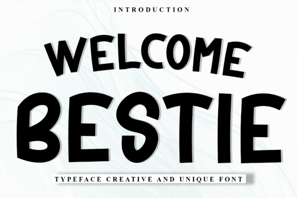 Welcome Bestie: A Festive Typeface for Holiday Designs